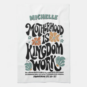 Linge De Cuisine Maternité Personnalisée Est Œuvre Du Royaume