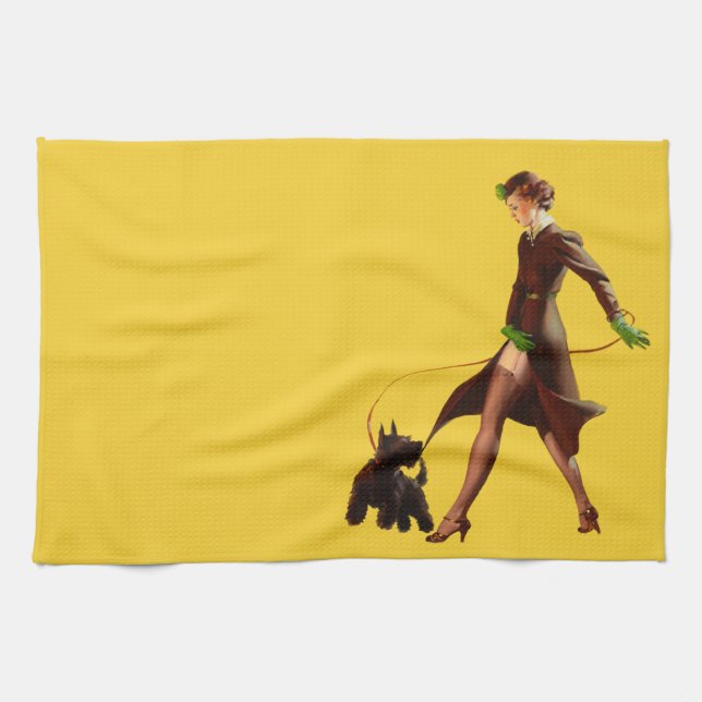 Linge De Cuisine MAUVAISES FILLES rétro Pin-UPS de BOMBE (Horizontal)