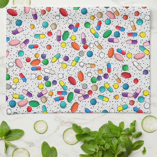 Linge De Cuisine Médecine Infirmière Pharmacie Docteur Conception d (Plié)