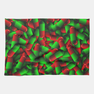 Linge De Cuisine médicaments pour pilules rouges