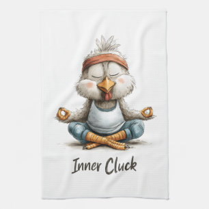 Linge De Cuisine Méditation de poulet gloussement intérieur Anima