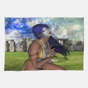 Linge De Cuisine Méditation de Stonehenge