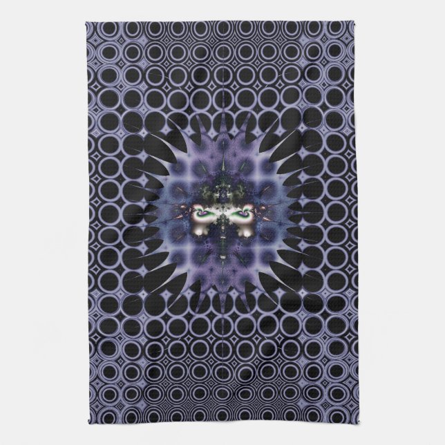 Linge De Cuisine Méditation Violette (Vertical)