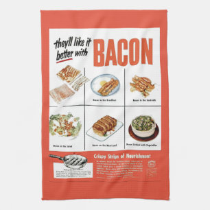 Linge De Cuisine "Meilleur avec la publicité vintage drôle de lar