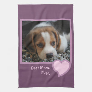 Linge De Cuisine Meilleur Beagle Maman Jour Pink Texte Pet Chien Ph