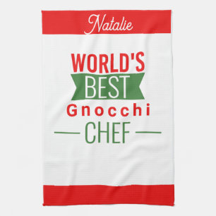 Linge De Cuisine Meilleur chef Gnocchi du monde - personnalisé