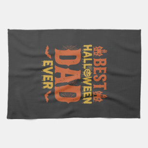 Linge De Cuisine Meilleur papa Halloween de tous les temps Design v