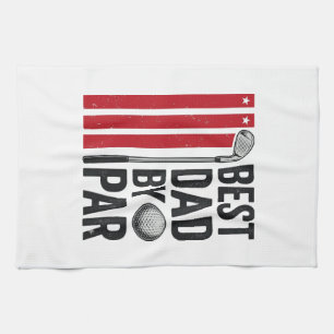 Linge De Cuisine Meilleur Papa Par Par Golf Papa Design Vintage_1