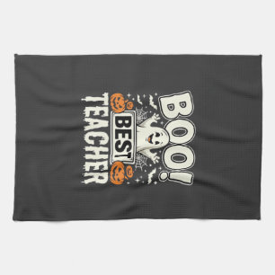Linge De Cuisine Meilleur professeur Halloween fantôme Design_1