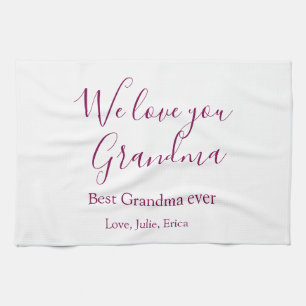 Linge De Cuisine meilleure grand-mère toujours grands-parents cadea