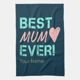 Linge De Cuisine Meilleure maman Jamais Vintage maman Coeur pour la