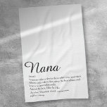 Linge De Cuisine Meilleure Nana, grand-mère, Granny Definition Scri<br><div class="desc">Personnalisez-vous pour votre grand-mère, grand-mère, grand-mère, nan, nounou ou Abuela pour créer un cadeau unique pour les anniversaires, Noël, le jour de la mère ou n'importe quel jour vous voulez montrer combien elle signifie pour vous. Une façon parfaite de lui montrer à quel point elle est extraordinaire chaque jour. Conçu...</div>