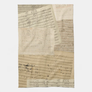 Linge De Cuisine Mélange de manuscrit de Beethoven