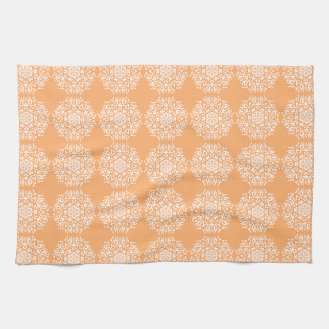 Linge De Cuisine Melon Mandala (Horizontal)