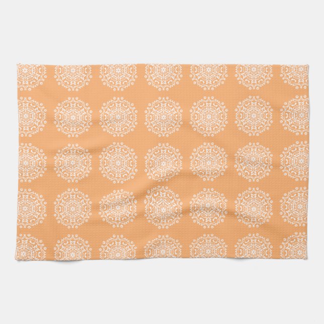 Linge De Cuisine Melon Mandala (Horizontal)
