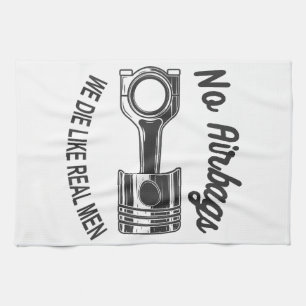 Linge De Cuisine Mens Speed Racing Sports Car No Airbags - We Die L