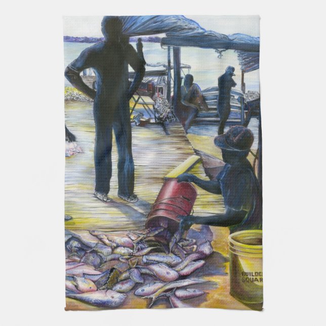 Linge De Cuisine Menu du jour, Harbour Island, Bahamas (Vertical)