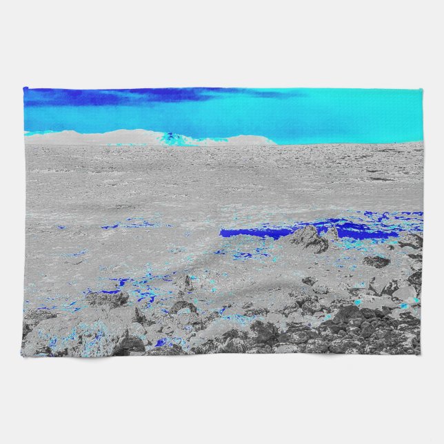 Linge De Cuisine mer bleue (Horizontal)