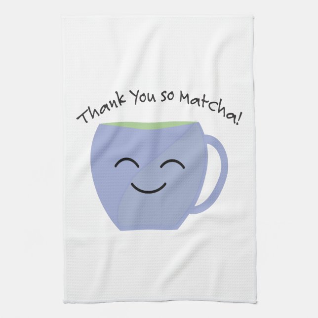 Linge De Cuisine Merci beaucoup Matcha (Vertical)