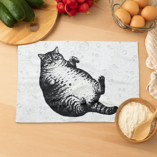 Linge De Cuisine Mère de chat, je ne suis que peau et os pour l'ama