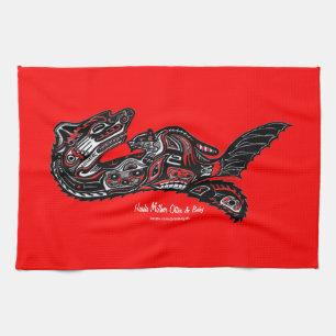 Linge De Cuisine Mère Otter & bébé Haida Art Cuisine Tea-Towne