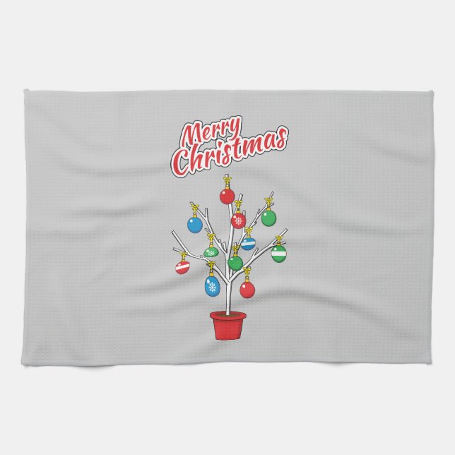 Linge De Cuisine Merry Christmas (Horizontal)
