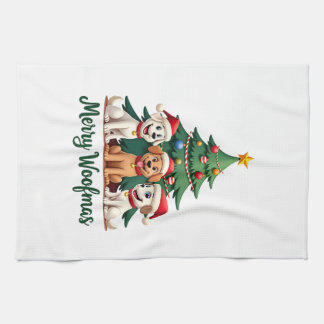 Linge De Cuisine Merry Woofmas (2)
