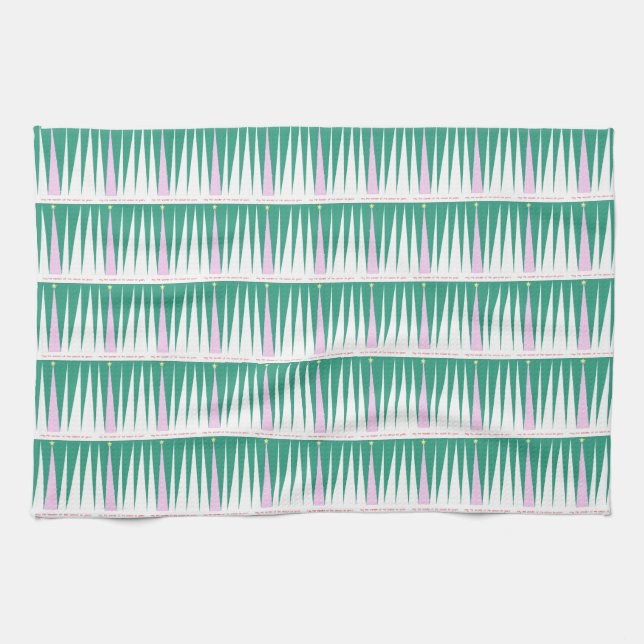 Linge De Cuisine Merveilleuse de la saison Arbre de Noël (Horizontal)