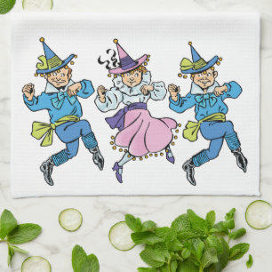 Linge De Cuisine Merveilleux Magicien d'Oz, Mignons Munchkins Danse