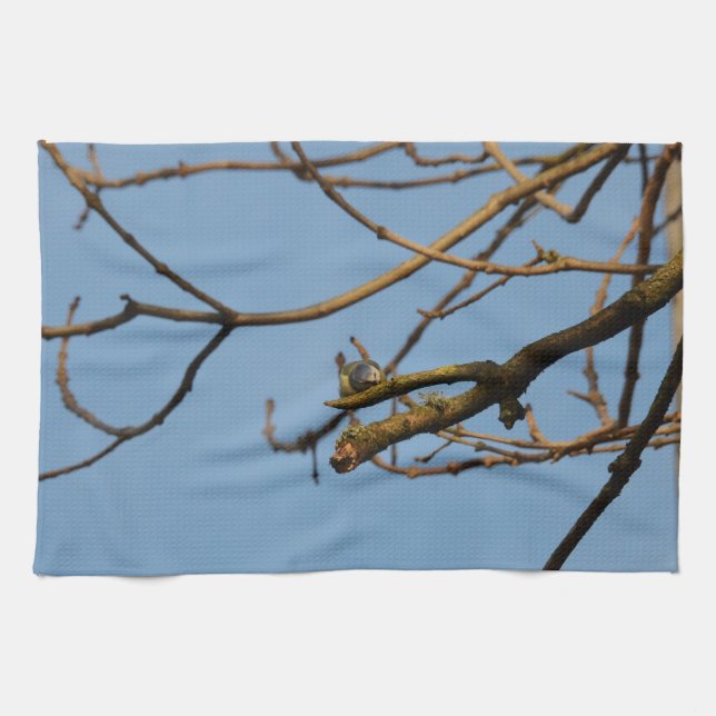 Linge De Cuisine Mésange bleue (Horizontal)