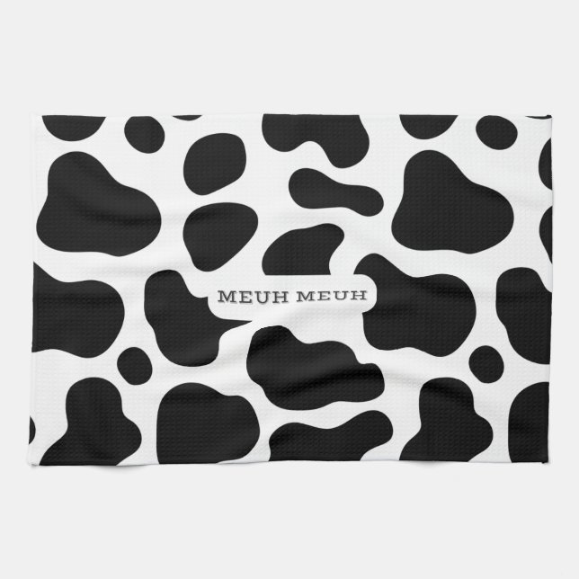 Linge De Cuisine Meuh Meuh (Horizontal)