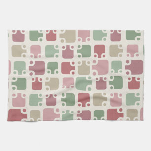 Linge De Cuisine Mid-Century moderne Noël Motif