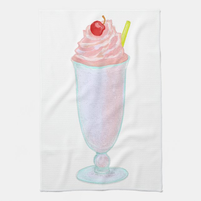Linge De Cuisine milk-shake glacé (Vertical)