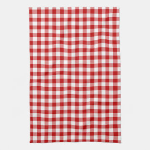 Linge De Cuisine Mini En vichy Vérifier Motif rouge blanc