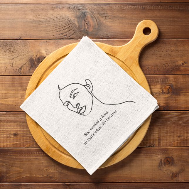 Linge De Cuisine Minimal Noir Elle Est Devenue Un Héros Inspiration (Créateur téléchargé)