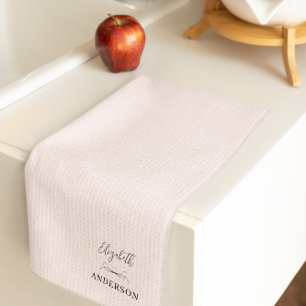 Linge De Cuisine Minimaliste moderne rose pâle