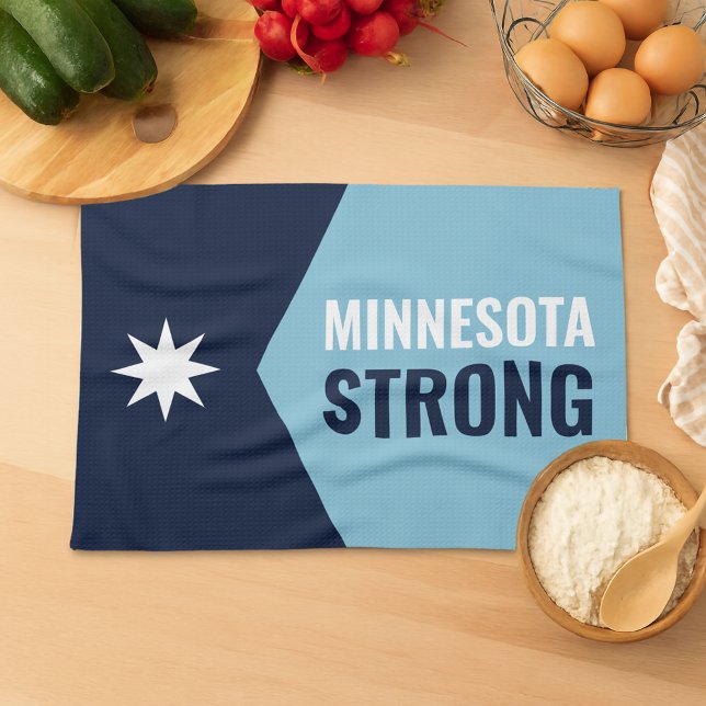 Linge De Cuisine Minnesota Rebel New State Flag (Créateur téléchargé)