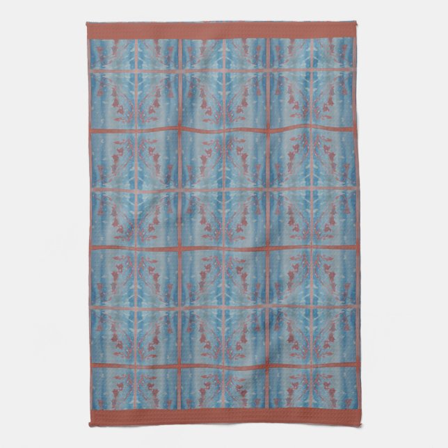 Linge De Cuisine Miroir Winter Harebell (Vertical)