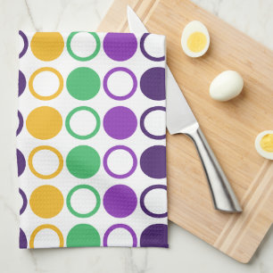 Linge De Cuisine Mod Mardi Gras Points
