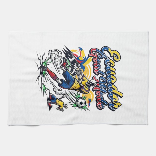 Linge De Cuisine Mode de but de l'Équateur Skeleton Striker Nations (Horizontal)