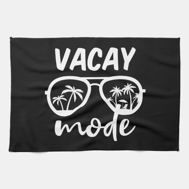 Linge De Cuisine Mode Vacances II - Vacances en famille (Horizontal)
