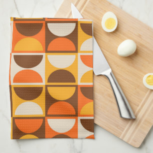 Linge De Cuisine Modèle abstrait géométrique moderne du milieu du s