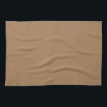 Linge De Cuisine Modèle blanc Brown couleur vive chic personnalisé<br><div class="desc">Personnalisé Faites votre propre téléchargement Ajouter votre monogramme Photo initiale ou logo Nom du texte Élégant Moderne Cuisine & Dîner / Table & Linge de cuisine/ Modèle vierge Tendance Brown Couleur Solide Serviette de cuisine.</div>
