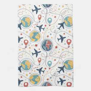 Linge De Cuisine Modèle d'aviation pour les voyages mondiaux (1)