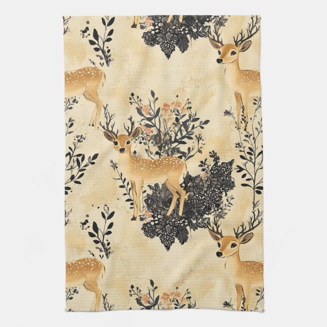 Linge De Cuisine Modèle de nurserie faon de bois (Vertical)