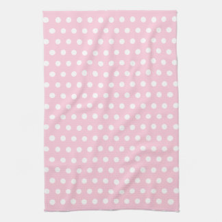 Linge De Cuisine Modèle de pois rose et blanc