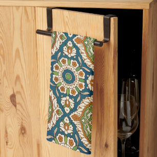 Linge De Cuisine Modèle décoratif Vintage arabe floral