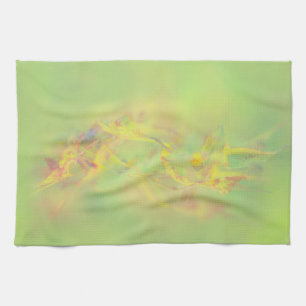 Linge De Cuisine Modèle floral Abstrait joyeux