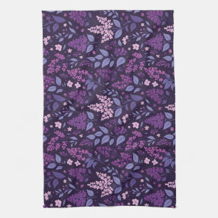 Linge De Cuisine Modèle floral Lilac dynamique