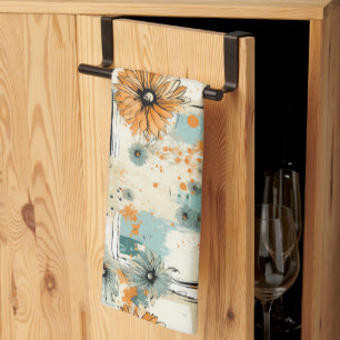 Linge De Cuisine Modèle floral vintage (3)